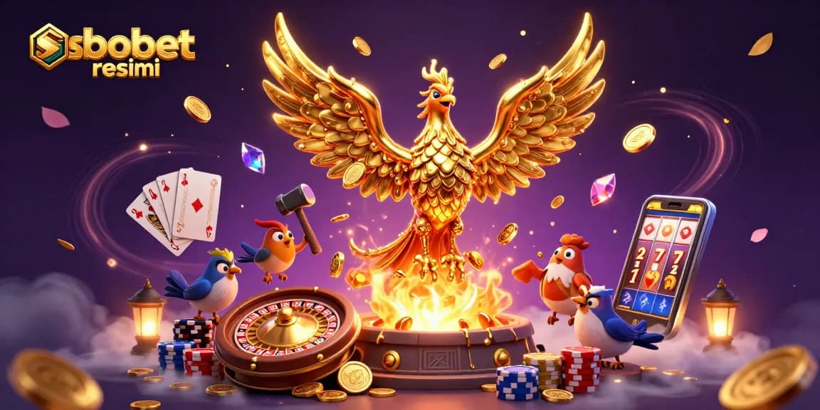 Experience thrilling bets with sbobet resmi in a vibrant casino scene filled with dynamic elements.
