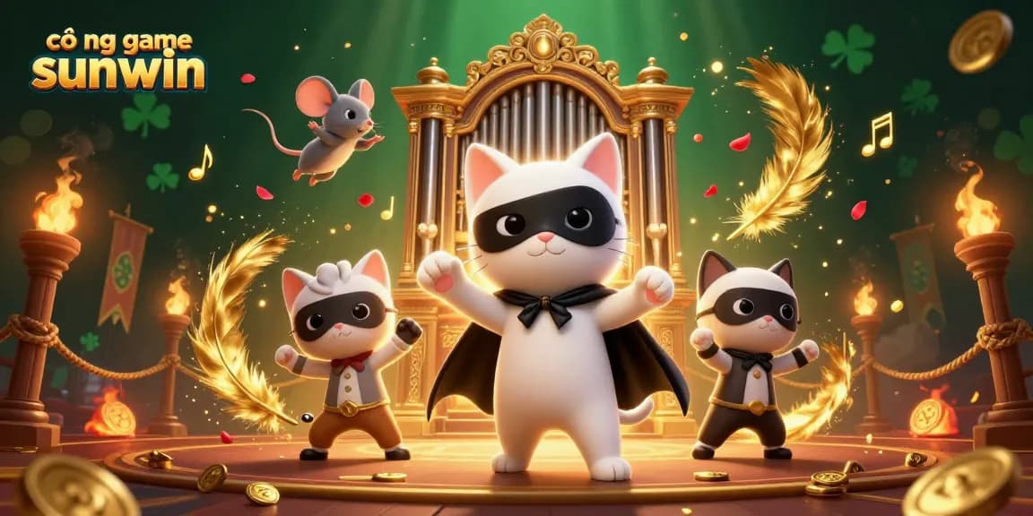 Experience thrilling gameplay at cổng game sunwin, showcasing vibrant characters and dynamic casino elements.