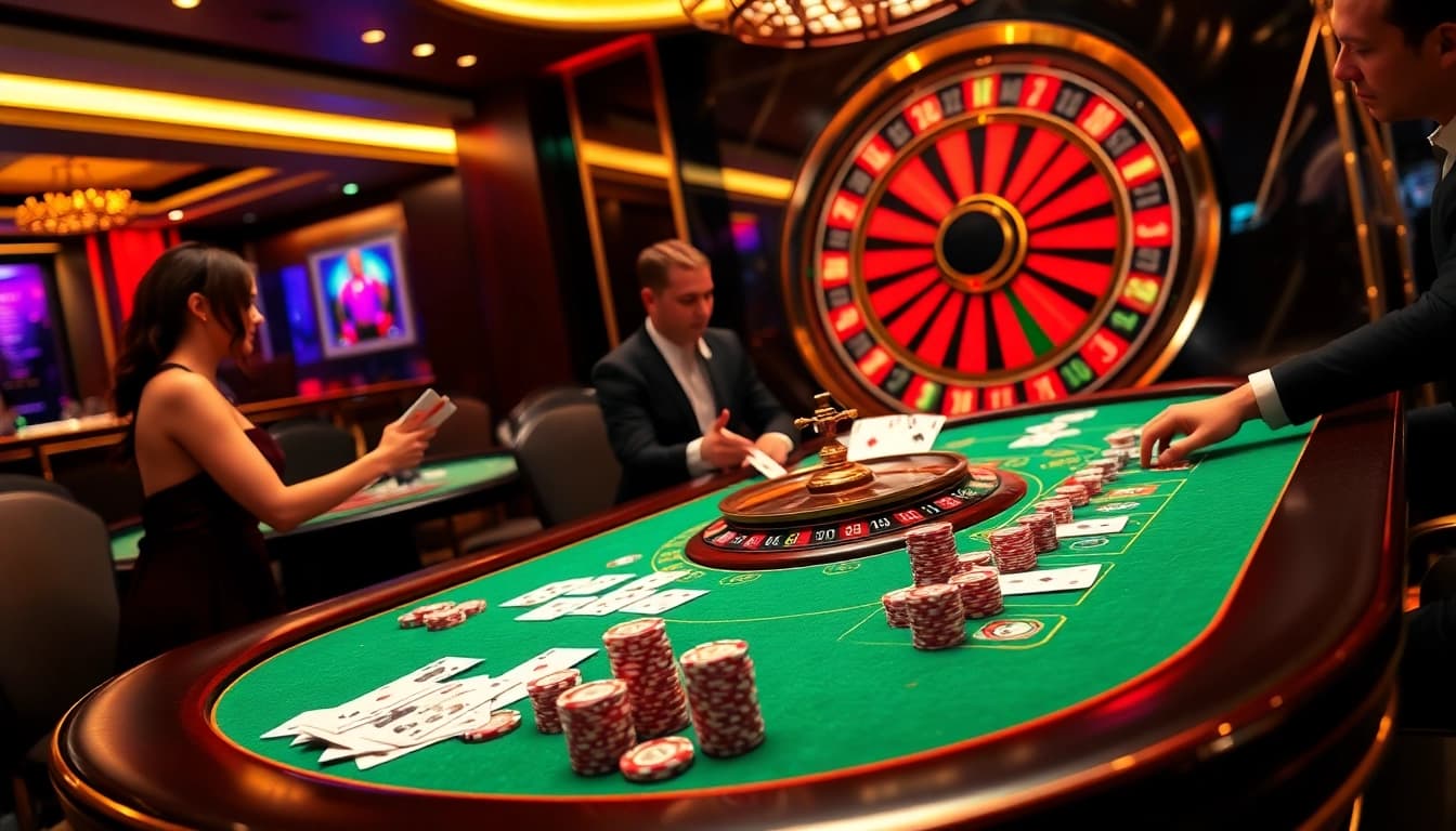 Join the excitement at GG88 casino with dynamic betting at a vibrant gambling table.