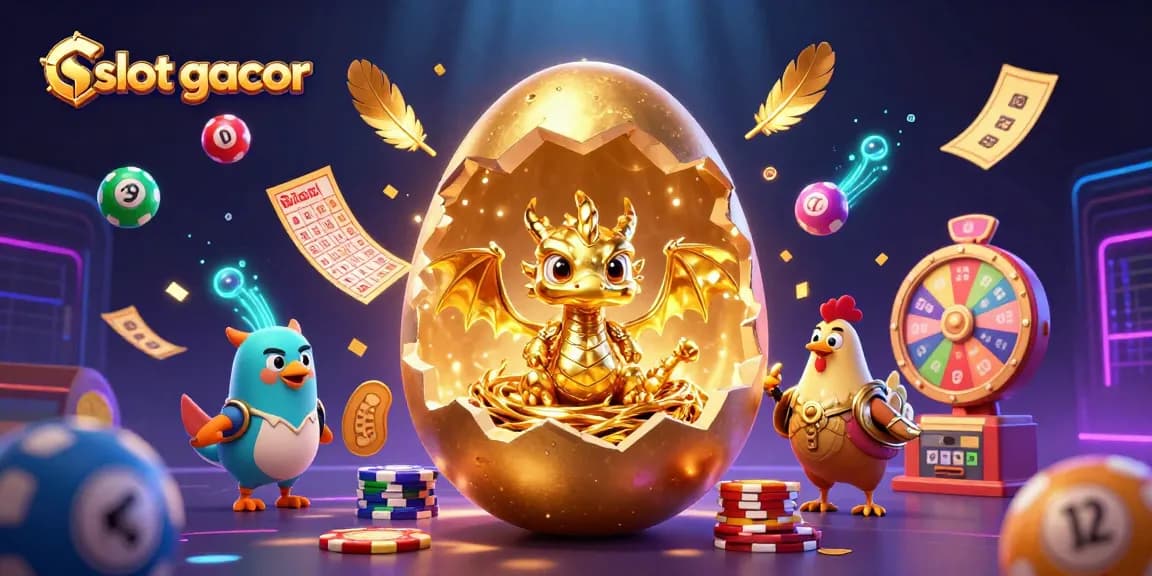 Engage in the thrill of slot gacor as a golden dragon and dynamic casino elements come to life.