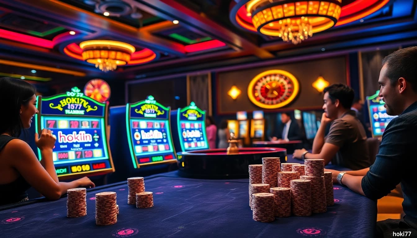 Experience thrilling wins at Hoki77 heylink in a luxurious casino atmosphere filled with excitement.
