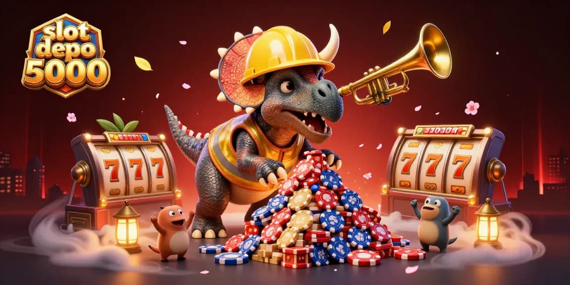 Experience big wins with slot depo 5000, celebrating exciting jackpots and vibrant gameplay.