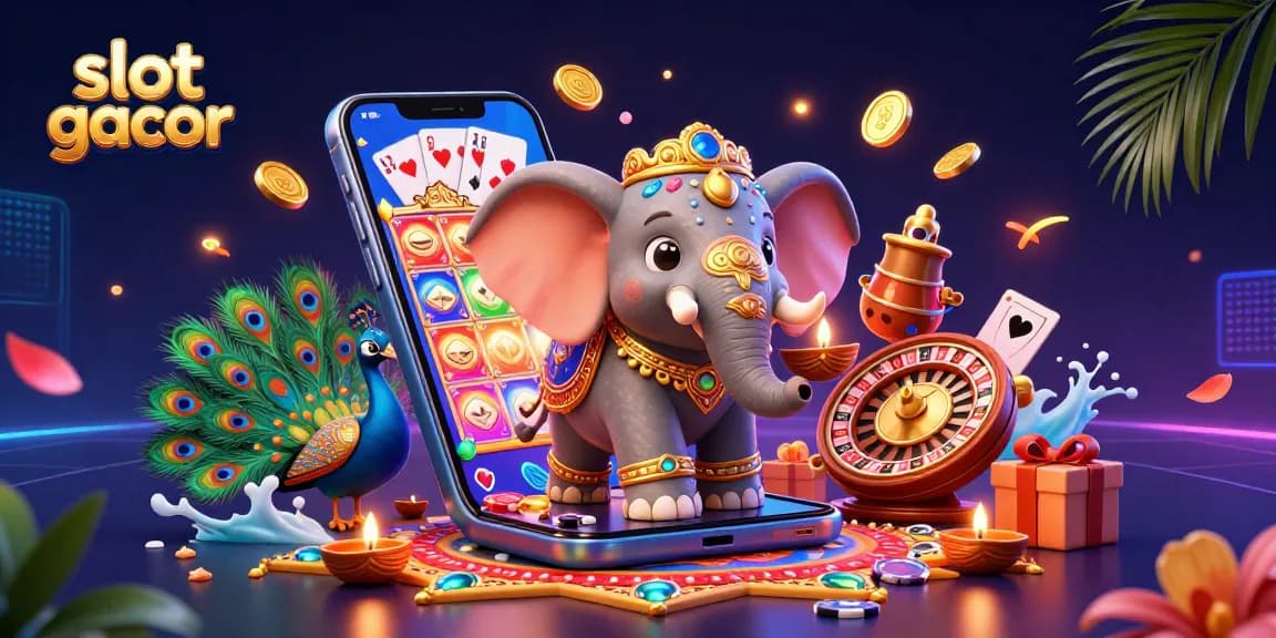 Menangkan slot gacor hari ini dengan tampilan mesin slot dan simbol keberuntungan yang berharga.