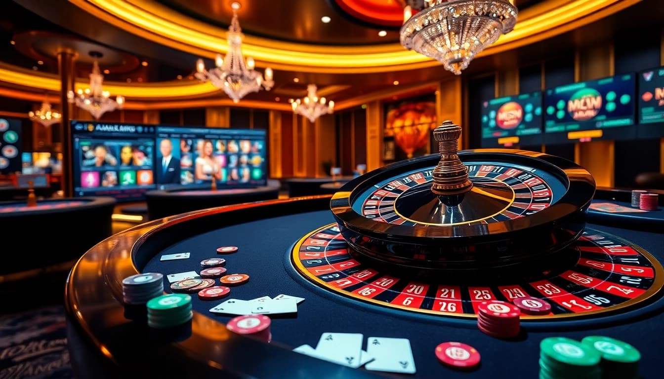 Vivez une expérience de jeu palpitante dans le casino en ligne France avec des tables captivantes et des roues de roulette vibrantes.