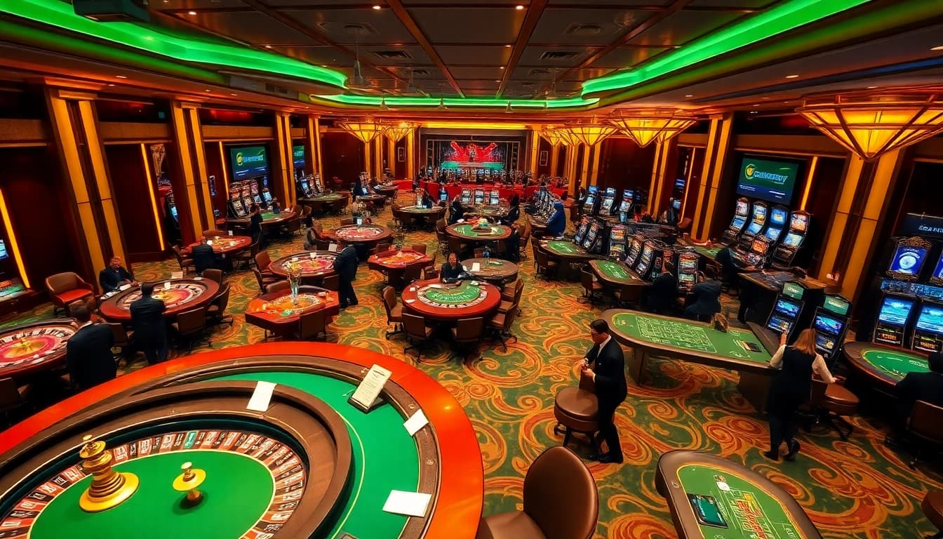 Experience the thrill of casino gaming with luxurious elements and the excitement of 88xx action.