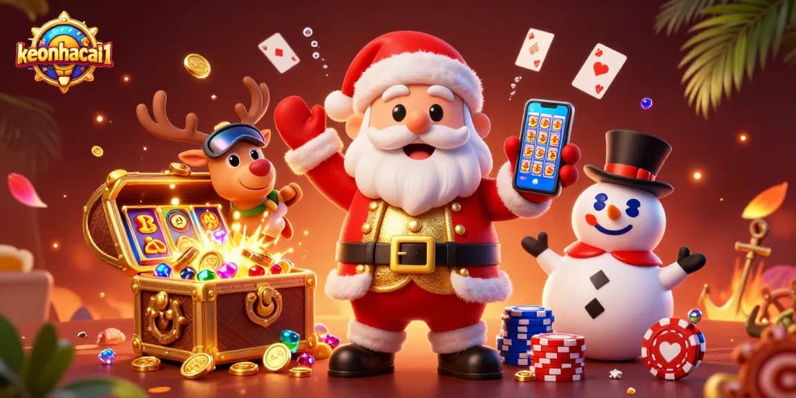 Engage with keonhacai1's thrilling casino experience in an imaginative 3D illustration
