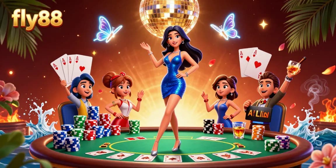 Experience thrilling gameplay at fly88 with vibrant casino action and dynamic characters.