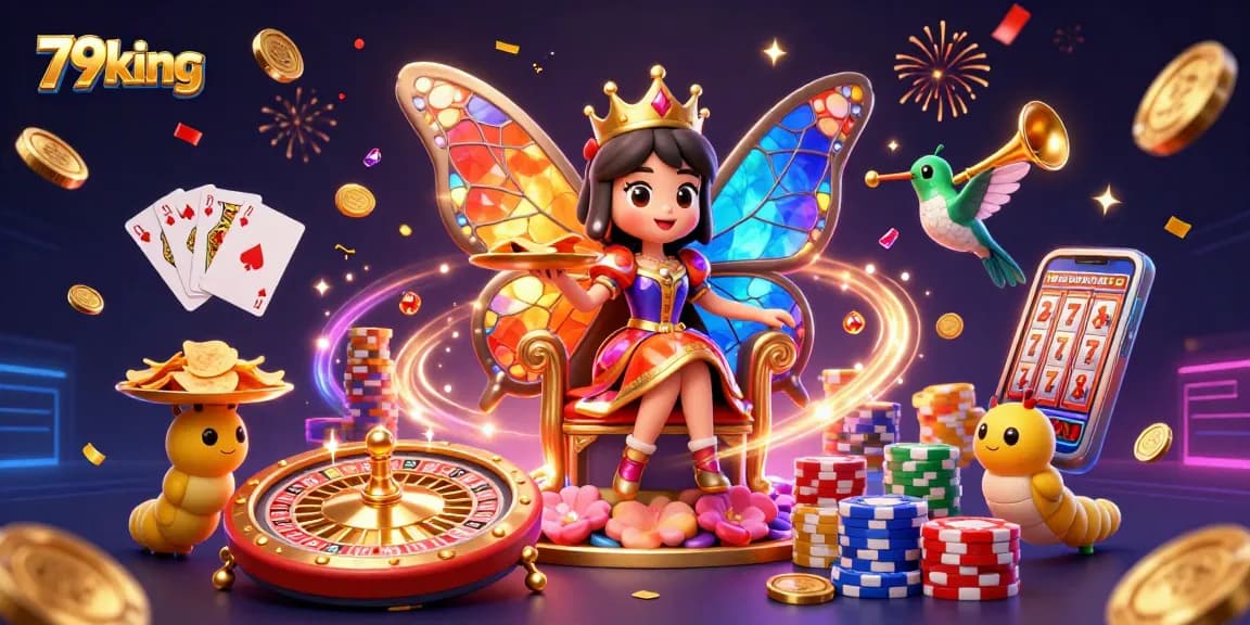 Experience excitement at 79king with vibrant casino characters and dynamic gameplay elements