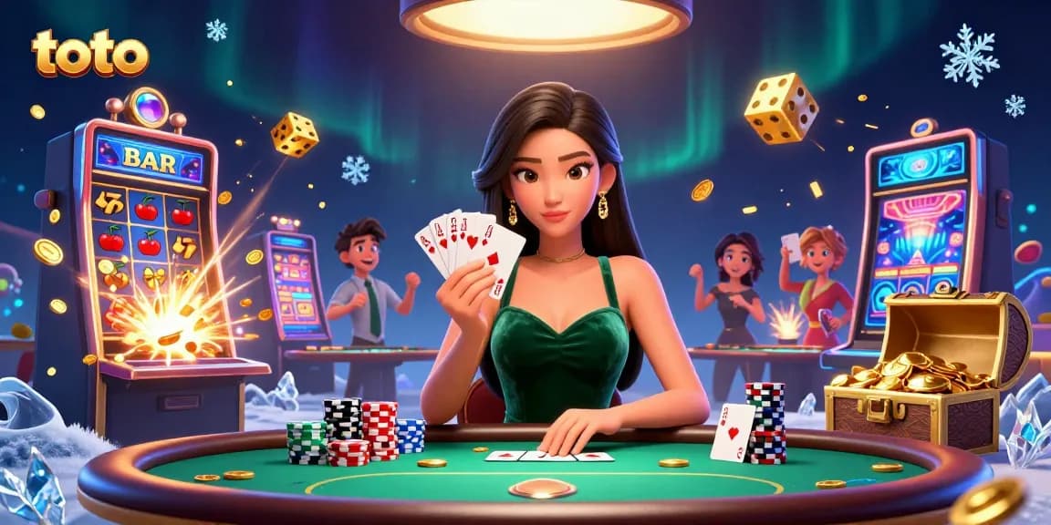 Play casino games with toto and win big at a poker table filled with excitement.