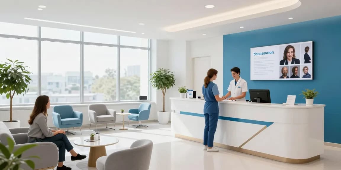 Hair transplant turkey clinic with compassionate medical staff providing patient care and consultations in a welcoming environment.