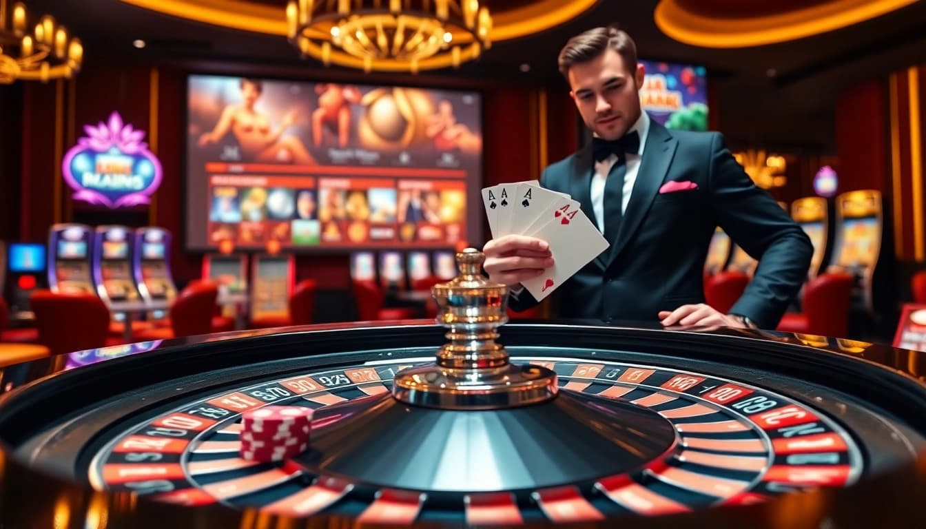 Découvrez le casino en ligne France avec des actions de roulette passionnantes, des mains de poker et des machines à sous vibrantes.