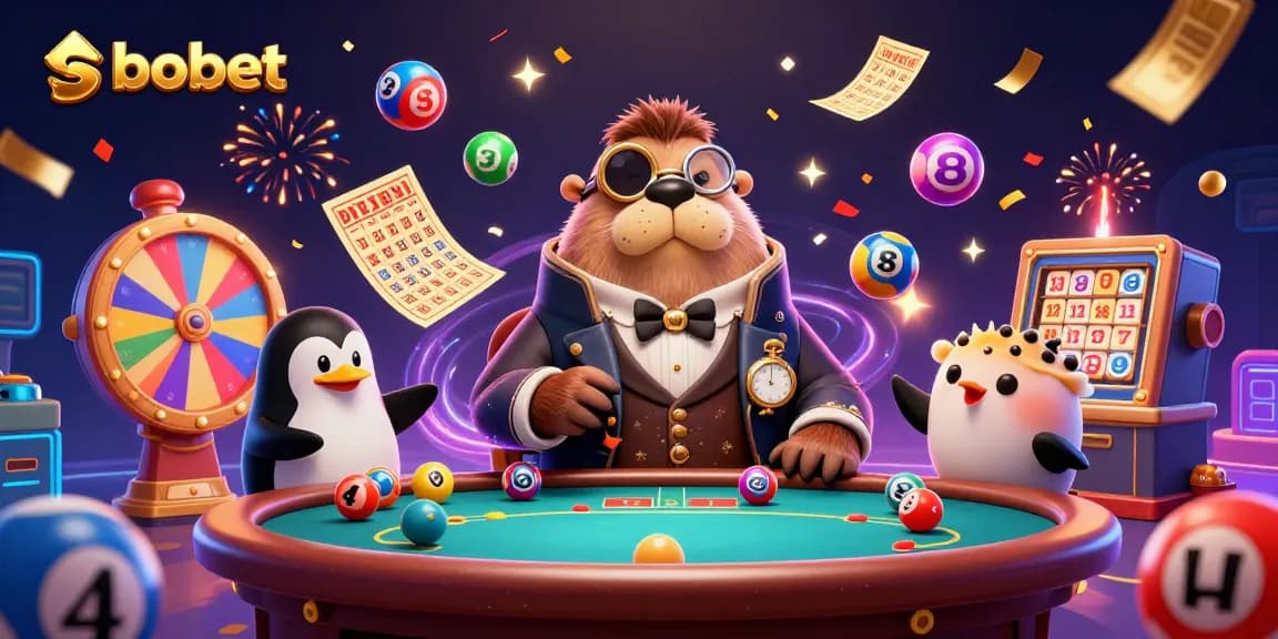 Engage with sbobet’s lively underwater poker scene featuring a walrus, penguin dealer, and bluffing pufferfish.