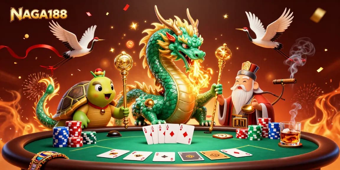 NAGA188 menghadirkan pengalaman bermain yang menarik dengan naga zamrud dan elemen poker yang dinamis.