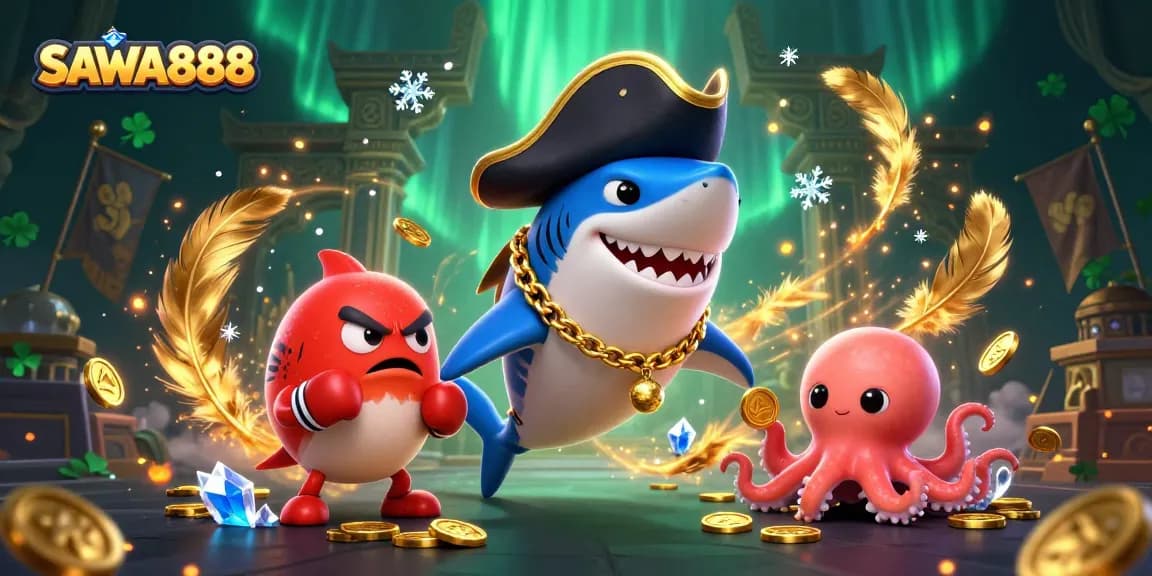 SAWA888 takes gamers on an exciting adventure with themed characters in a vibrant casino world.