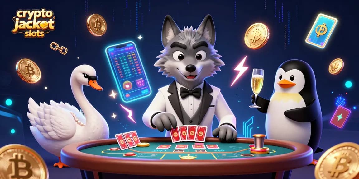 Experience the thrill of crypto jackpot slots with our vibrant 3D illustration showcasing excitement and fortune.