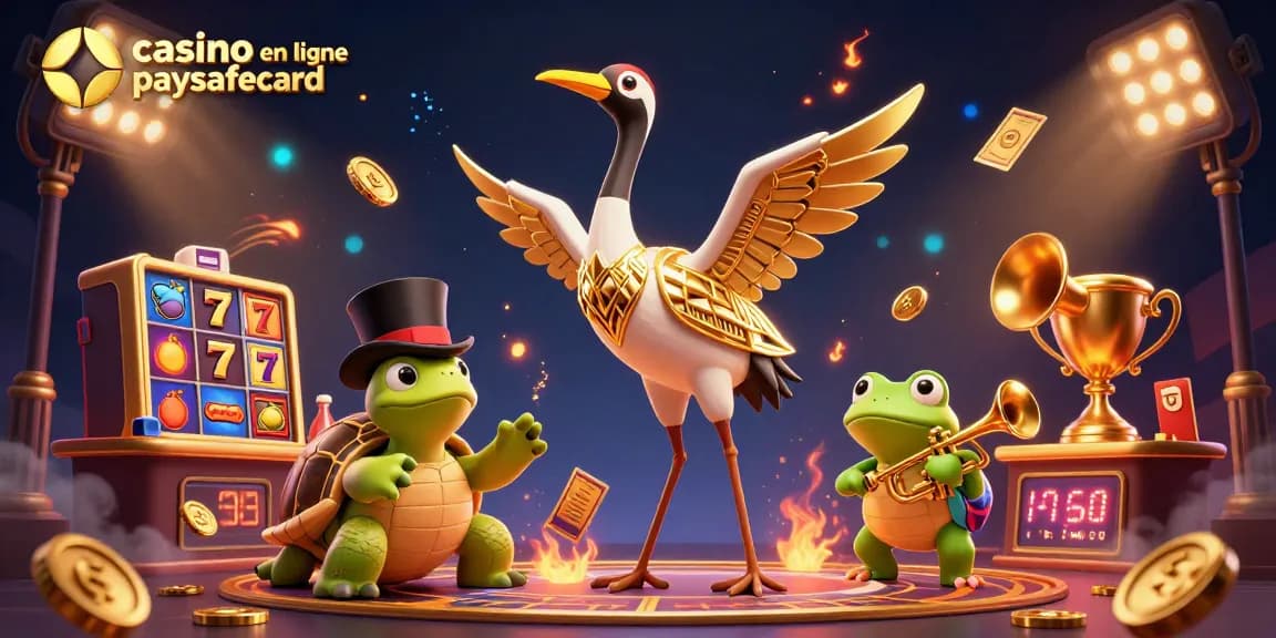 Jouer dans un casino en ligne paysafecard avec des graphismes 3D animés captivants.