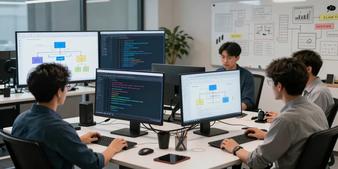 Immagine che mostra traslocatori a Hurricane UT che analizzano soluzioni software scalabili per logistica moderna e servizi di trasloco utilizzando tecnologie innovative.