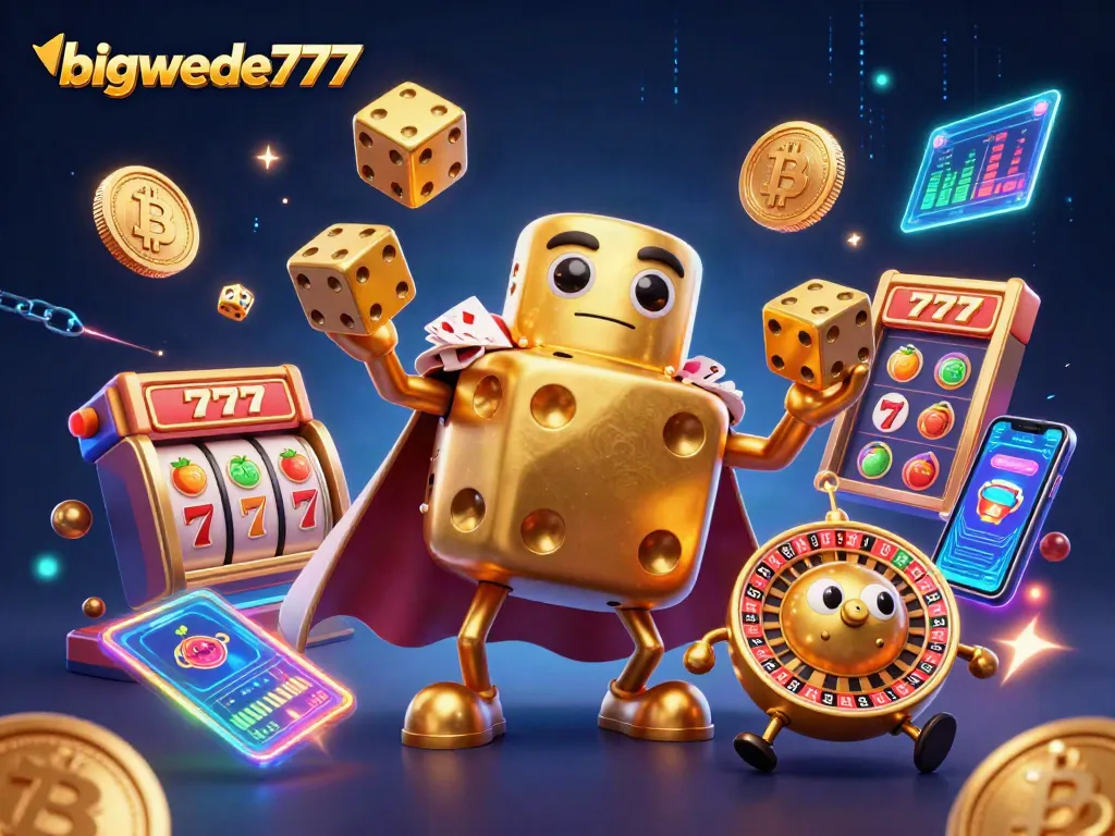 Engage in exciting gameplay at bigwede777, featuring vivid slot reels and glowing coins