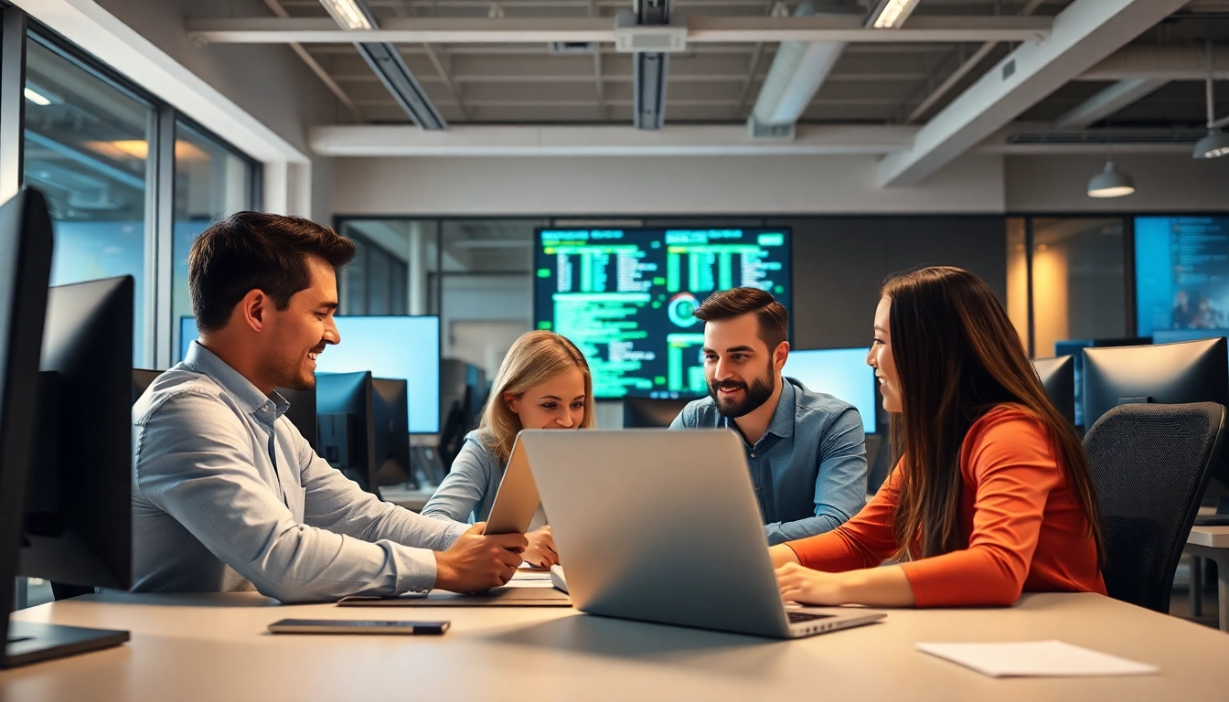 Enhancing business efficiency with managed it services lakeland in a modern office environment.