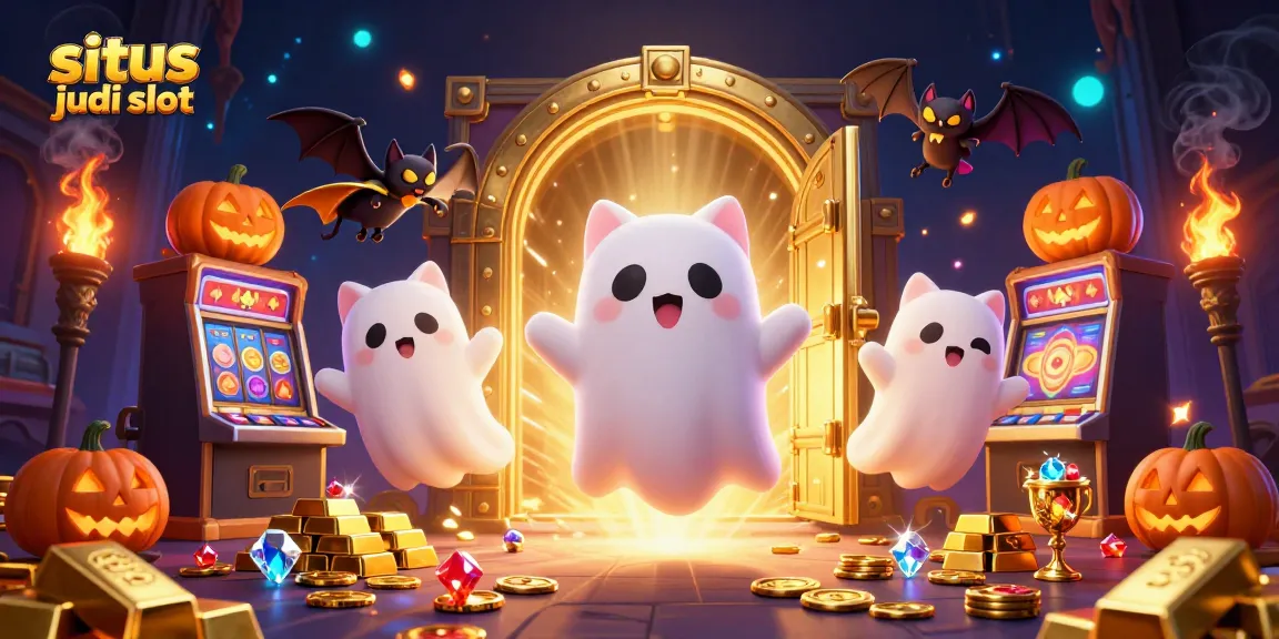 Rasakan keseruan situs judi slot dengan karakter unik dalam ilustrasi kasino yang megah.