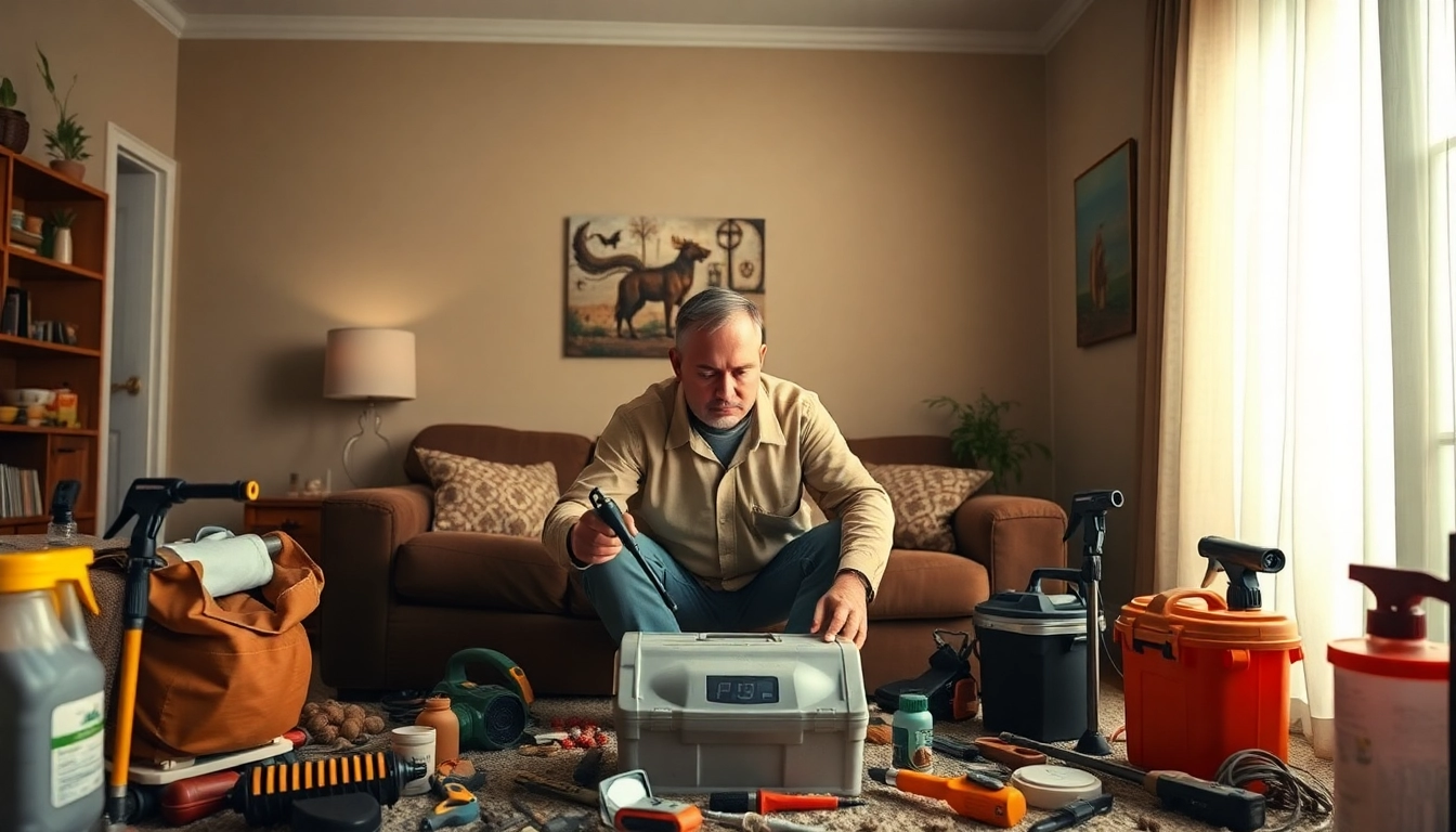 Visualizing the bed bug treatment cost through a professional pest control inspection in a comfortable living room.