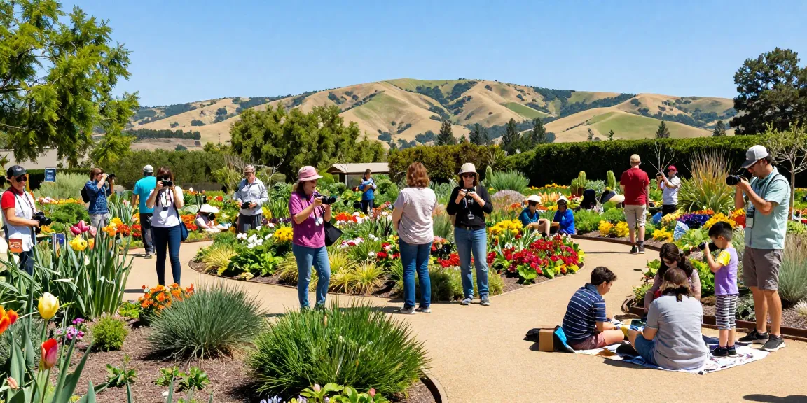 Experience the beauty of Capay Valley Garden Tour with vibrant flowers, joyful travelers, and scenic landscapes at https://www.thecapayvalleygardentour.com