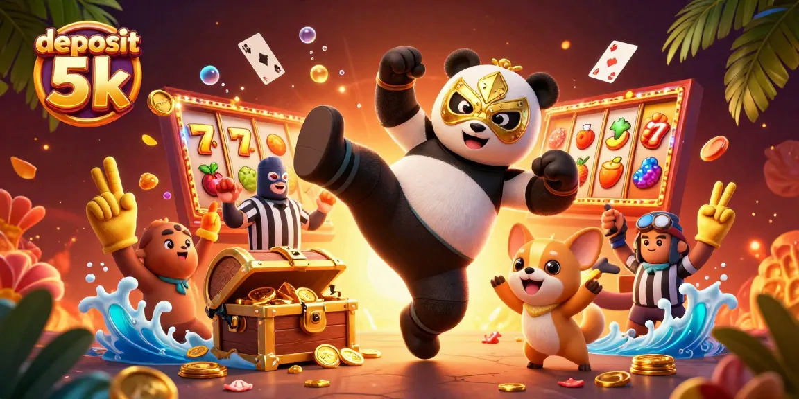 Engage with exciting slot gameplay in a vibrant scene featuring deposit 5k opportunities and jackpots.