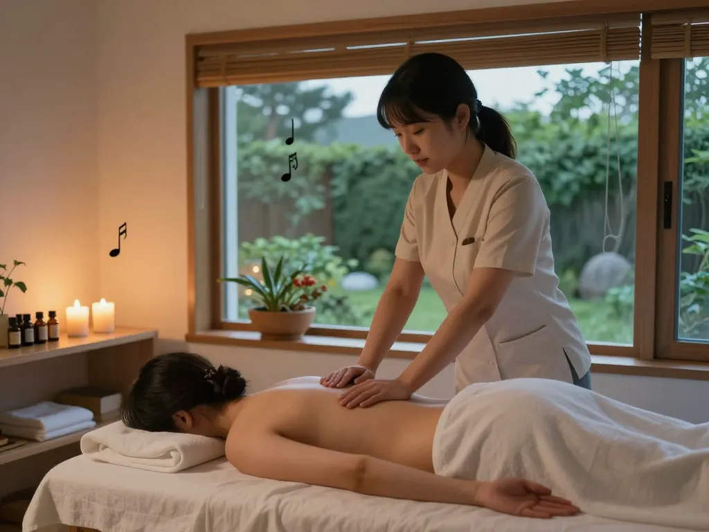 Experience a rejuvenating 서울출장마사지 in a serene home setting with calming ambiance.