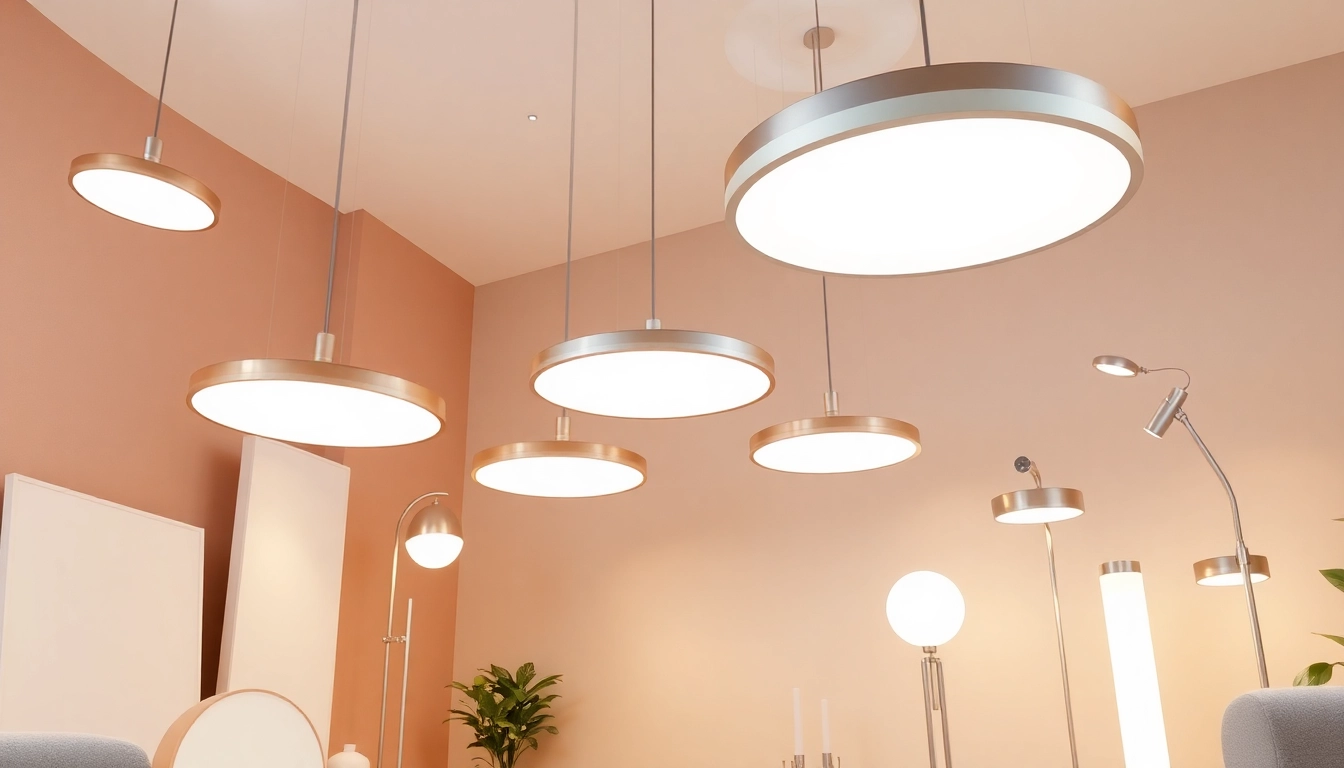 Sleek Illumination lighting fixtures showcased in a modern room setting