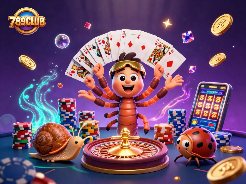 Experience thrilling gameplay with 789CLUB in a vibrant and dynamic casino scene.