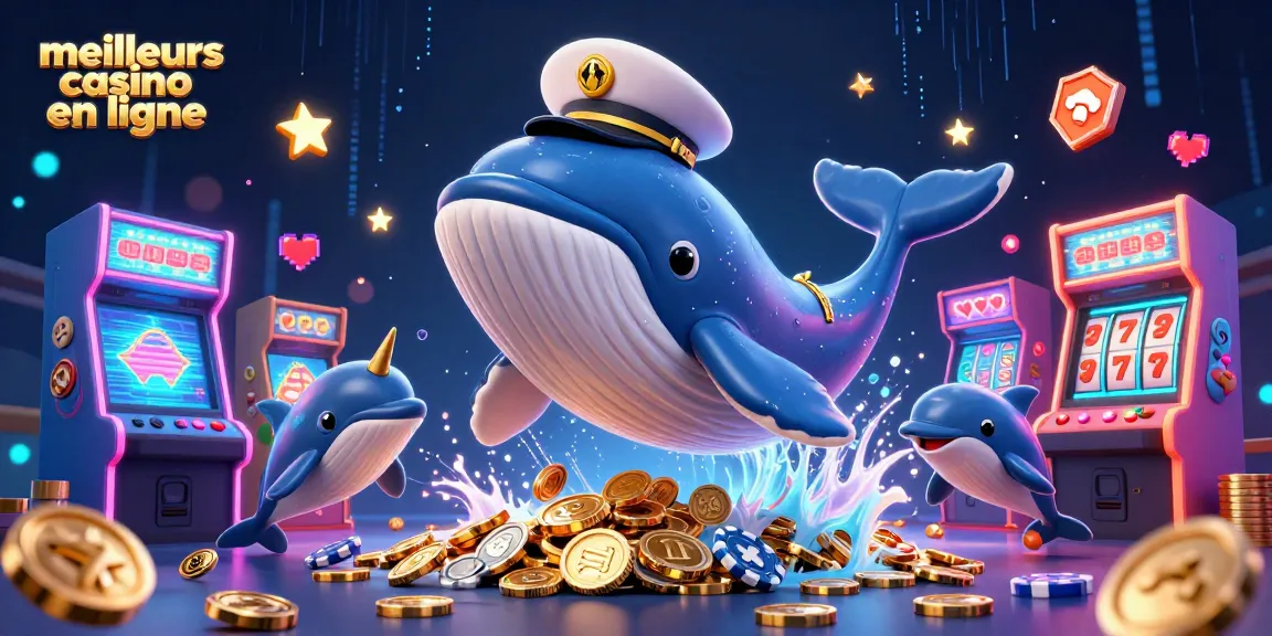 Jouer avec la baleine géante et ses amis dauphins gagnants dans les meilleurs casino en ligne avec des éléments de jeu vibrants.