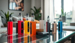 Vape-Produkte wie der elf bar elfa in einer entspannten Umgebung präsentieren