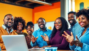 Entrepreneurs participate in a pitch session for Bet on Black, showcasing innovation and determination.
