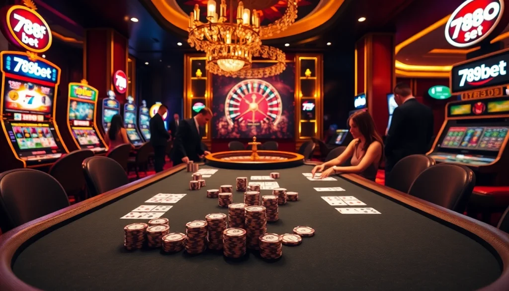 Experience the thrilling gameplay at 789bet with vibrant casino tables and immersive gaming.