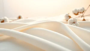 Katoen stoffen met hoogwaardig textuur en heldere kleuren in een studio omgeving.