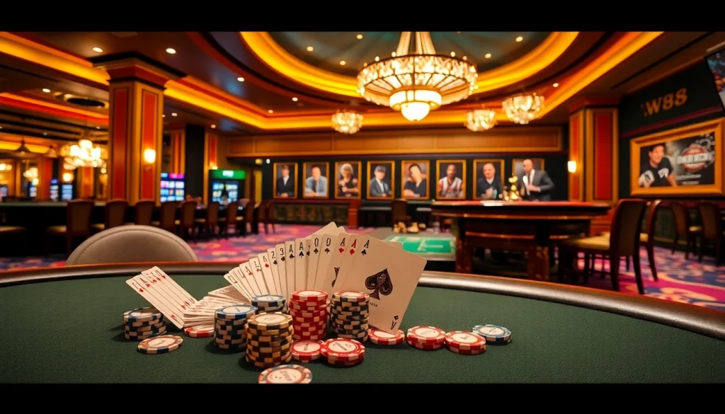Place bets at the W88 link casino, enjoying a vibrant poker table and live dealer experience.