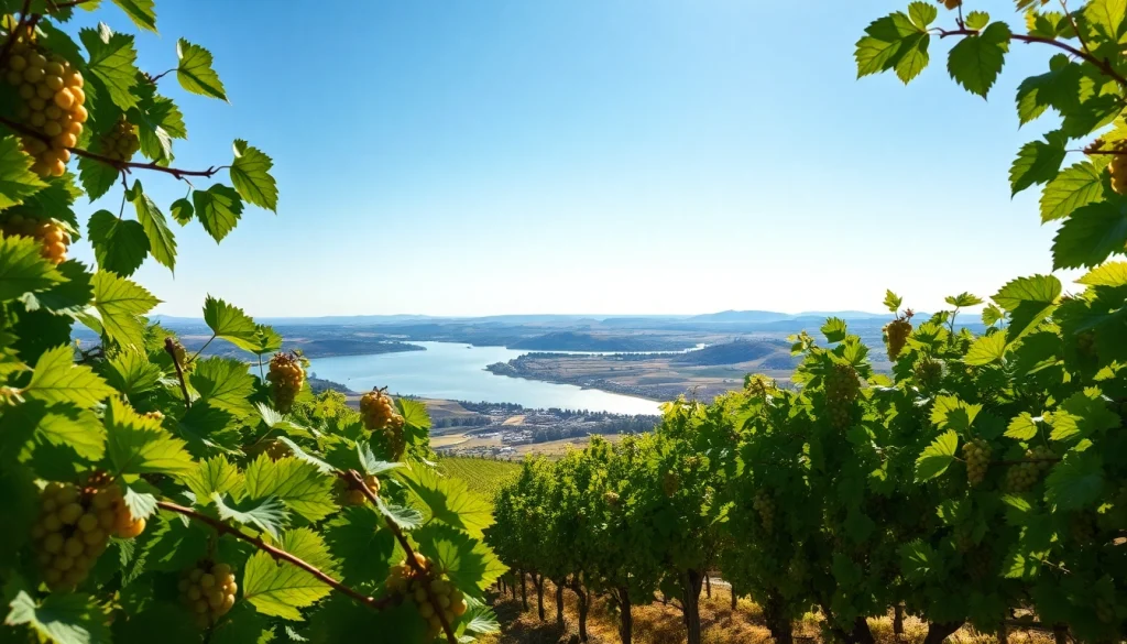 Scenic vineyards in Carksburg CA reveal the charm of the California Delta wine region.