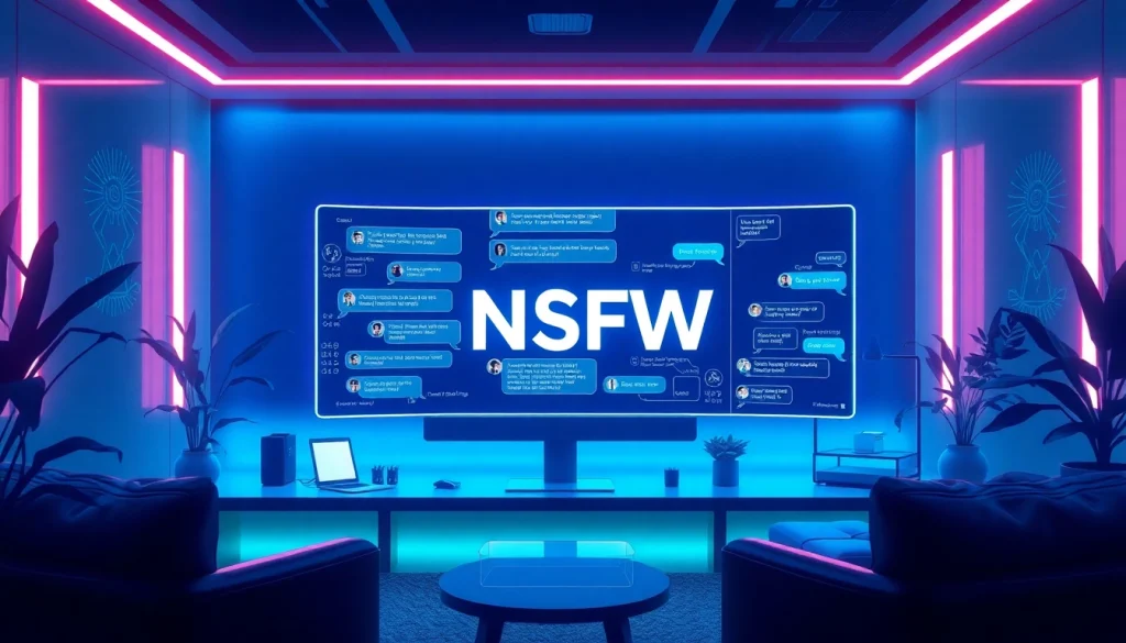 Engaging AI interface showcasing the best nsfw ai interactions in a modern digital environment.