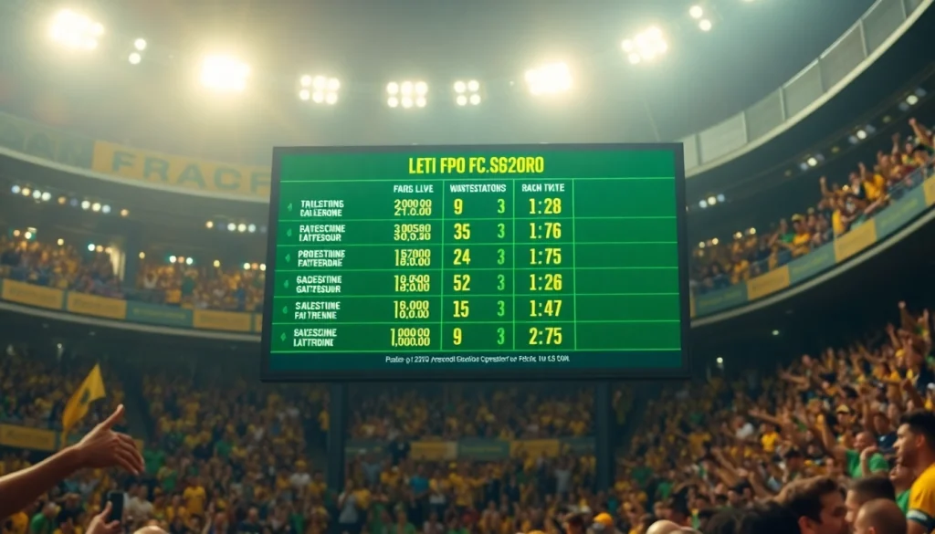 ดูผลบอลสดไทยในสนามฟุตบอลที่เต็มไปด้วยแฟน ๆ ที่ตื่นเต้น