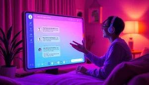 Interactive NSFW AI chat interface showcasing user engagement and emotional connectivity.