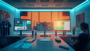 Visual representation of 슈어맨2 showcasing a secure sports betting verification environment.