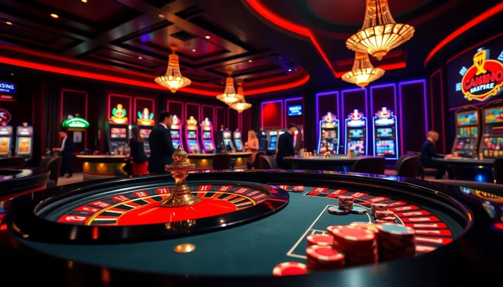 Vivez le frisson du casino en ligne france avec des tables de roulette vibrantes et des jeux luxueux.