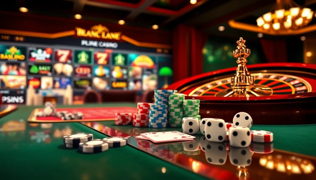 Participez à des paris passionnants dans un luxueux casino en ligne France avec des machines à sous, de la roulette et du poker.