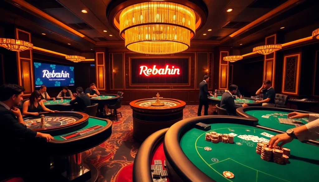 Experience the thrill of rebahin with vibrant poker chips and an elegant roulette wheel.